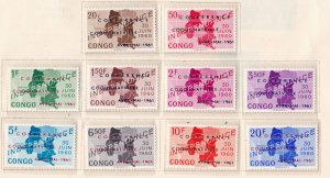 Congo          371 - 380       MNH OG