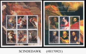 ST. VINCENT GRENADINES 1999 PAINTINGS BY ANTHONY VAN DYCK - 4 MIN. SHEET MNH