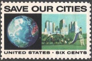 SC#1411 6¢ Anti-Pollution: Save Our Cities (1970) MNH