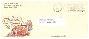 United States, Texas, Meters, Slogan Cancel