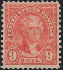 U.S. Scott #641 9-Cent Jefferson Stamp - Mint Single