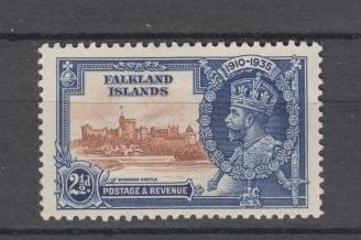 Falkland Islands - 1935 2 1/2pSilver Jubilee - MLH (9673)