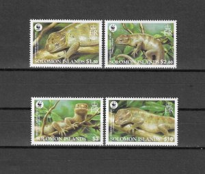 SOLOMON ISLANDS 2005 WWF SG 1162/5 MNH