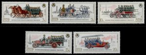 USSR (Russia) 5319-23 MNH Fire Engines, Horses