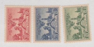 Australia Scott #159-160-161 Stamps - Mint Set