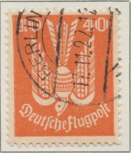 Germany Airmail Deutsche Flugpost Air post 40 pf Orange Weimar Repub SG219 1922