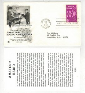 1964 AMATEUR RADIO OPERATORS 1260 AMERICAN RADIO RELAY LEAGUE & TEXT CARD