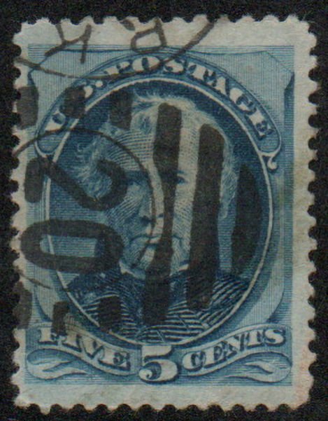 USA #185 VF/XF JUMBO, very clear cancel, nice strike, CHOICE! Retails $16