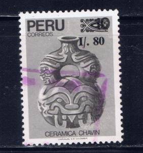 Peru 948 Used 1988 Surcharge