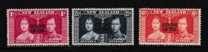 Cook Islands # 109-111, King George VI Coronation, Mint Hinged