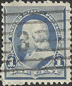 # 219 DULL BLUE USED BEN FRANKLIN SCV-0.75