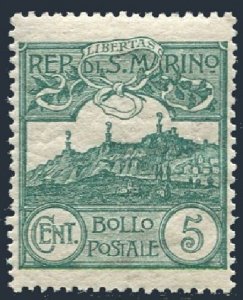 San Marino 42, MNH. Michel 35. Mt Titano, 1903.