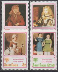 St. Lucia 1979, Year of the Child set, mint hinged (A59)