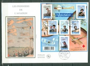 FRANCE 2010  AIR PIONEERS COLLECTION. #3900-02..VERY NICE CAT VAL. $100.++
