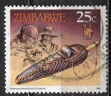 Zimbabwe; 1990: Sc. # 623: Used Single Stamp