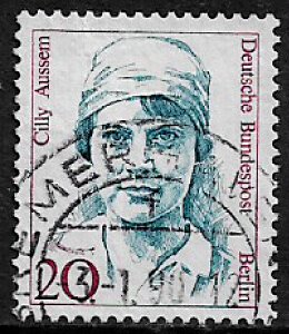 Germany: Berlin #9N518 Used Stamp - Cilly Aussem