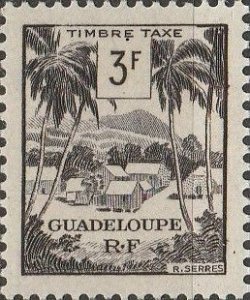 Guadeloupe , #J43 Unused , From 1947