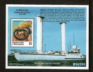 Micronesia 1997 - Underwater Submarines - Souvenir Stamp Sheet Scott #272 - MNH