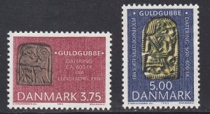 Denmark # 975-976, Archaeological Treasures, Mint NH, 1/2 Cat.