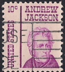 1286 10 cent Andrew Jackson VF used