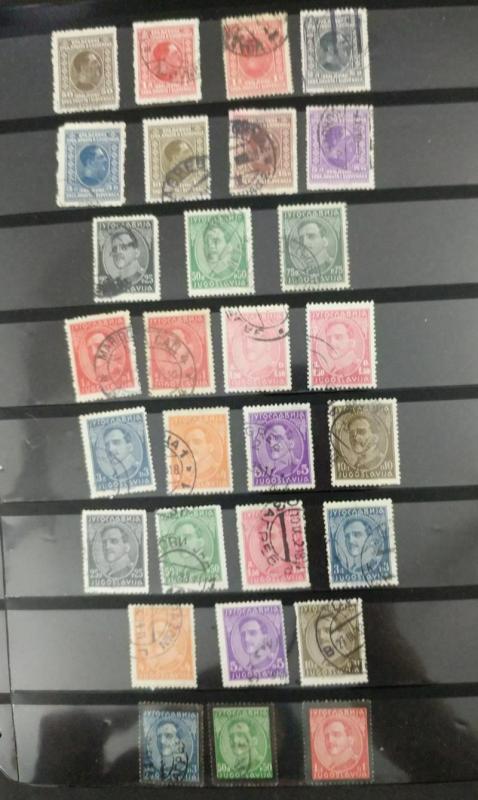 EDW1949SELL : YUGOSLAVIA Old Time Mint & Used collection. Nicely displayed.