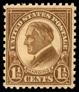 US Sc 633 MH - 1927 1½¢ - Harding
