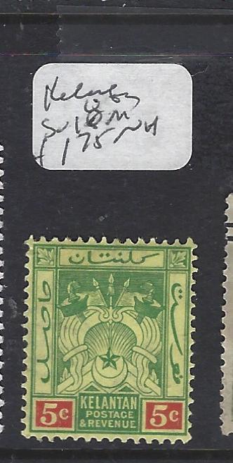 MALAYA KELANTAN  (P0211B)  ARMS  5C   SG 18  MNH