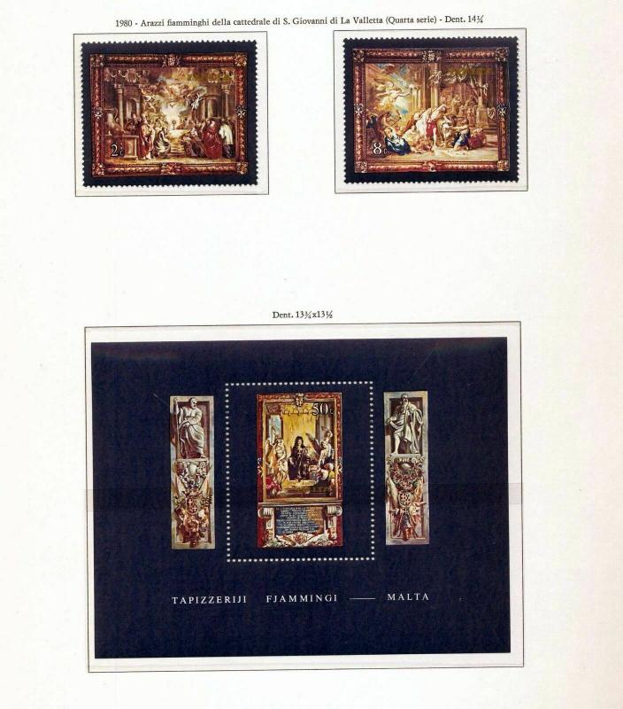 MALTA 1980/82 Religion Art Chess Birds MNH Approx 65 Items (ELF 930