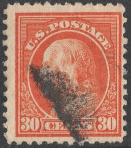 SC#516 30¢ Franklin Single (1917) Used