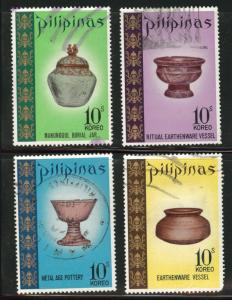 Philippines Scott 1168-71 Used 1972  stamp set