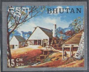 Bhutan ~ #103B ~ History of Steel ~ MNH