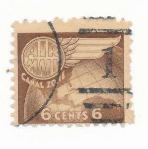 US Canal Zone 1951 Air Post - Scott C22 - Globe & Wing