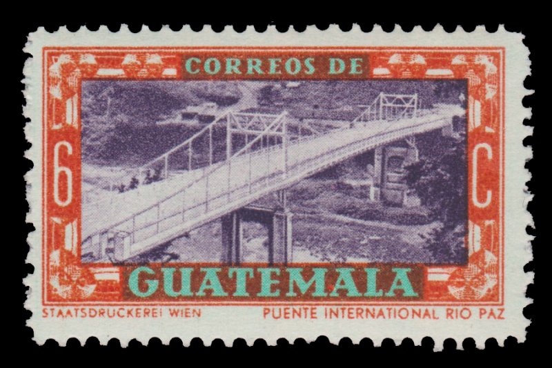 GUATEMALA STAMP 1950. SCOTT # 334. UNUSED.