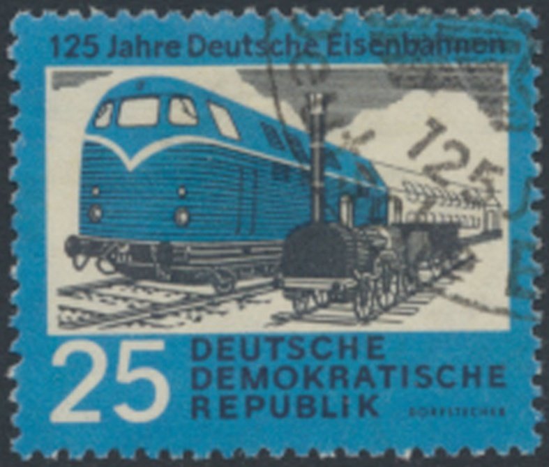 German Democratic Republic  SC# 531  Used  Railroads   see details & scans