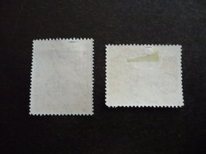 Stamps - British Guiana - Scott# 212,215 - Mint Hinged Part Set of 2 Stamps