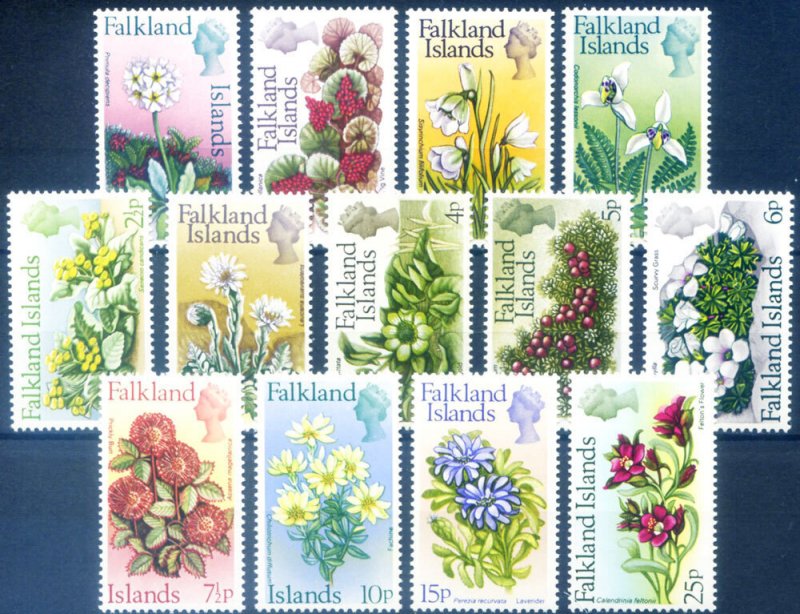 Definitive. Flowers. 1972 Decimal Currency.