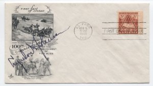 1948 Lyndon Johnson autograph on Fort Bliss first day cover #976 [y8933]