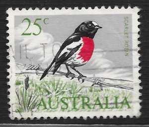 Australia #410 25c Birds - Scarlet Robin