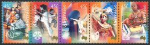 Australia 1808-1812a strip,MNH. Art Festivals,2000.Perth,Adelaide,Sydney,