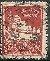 Algeria - 50  - Used  - SCV-0.25