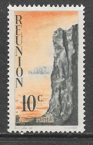 Reunion 249: 10c Cliff, unused, NG, VF