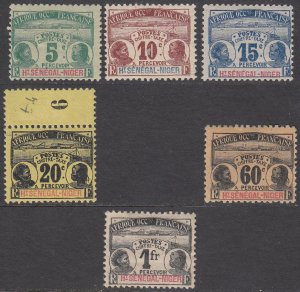 Upper Senegal and Niger J1//J7 MH CV $91.00