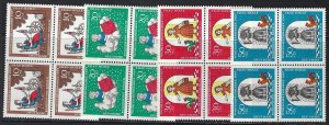 Germany Berlin 9NB49-52 MNH BLOCKS OF 4 [D3]