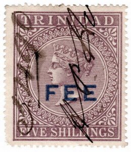 (I.B) Trinidad & Tobago Revenue : Fee 5/-