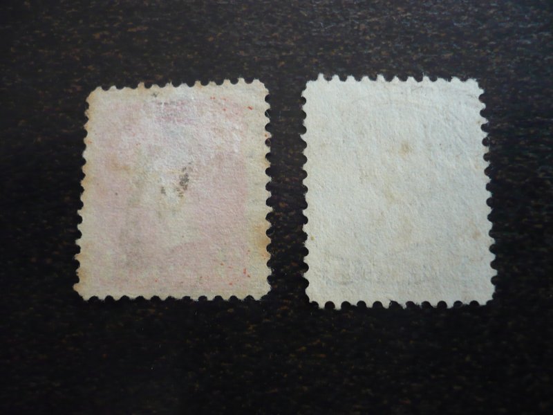 Stamps - Canada - Scott# 41-42 - Used Part Set of 2 Stamps