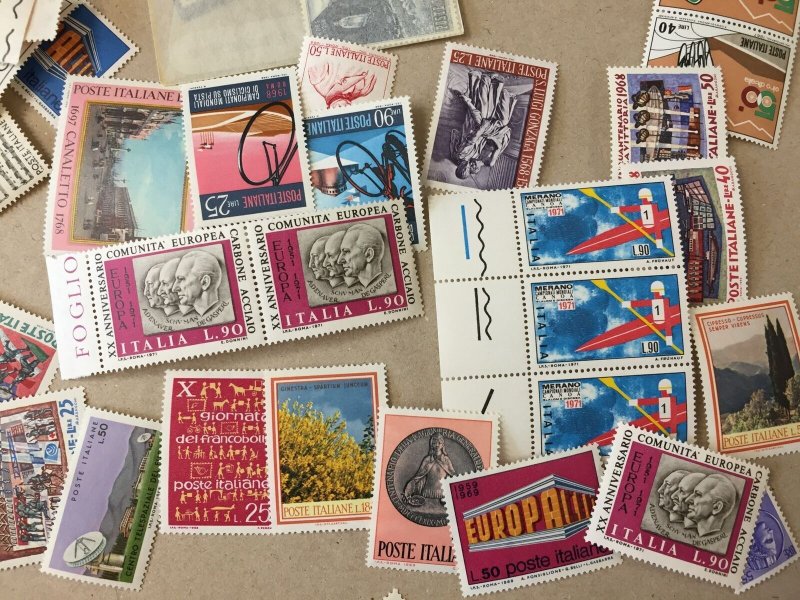 Italy & Vatican Mid/Modern Period MNH MH + Few Used (Many 100s) CP115