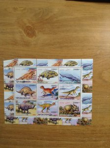 Afghanistan ( Dinosaurs )  # 4  MNH