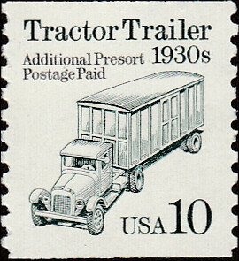 # 2458 MINT NEVER HINGED ( MNH ) 1930''S TRACTOR TRAILER    '