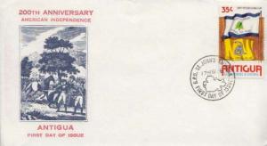 Antigua, First Day Cover, Americana