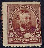 223 5c Grant Unused Original Gum